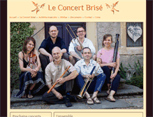 Tablet Screenshot of concert-brise.eu